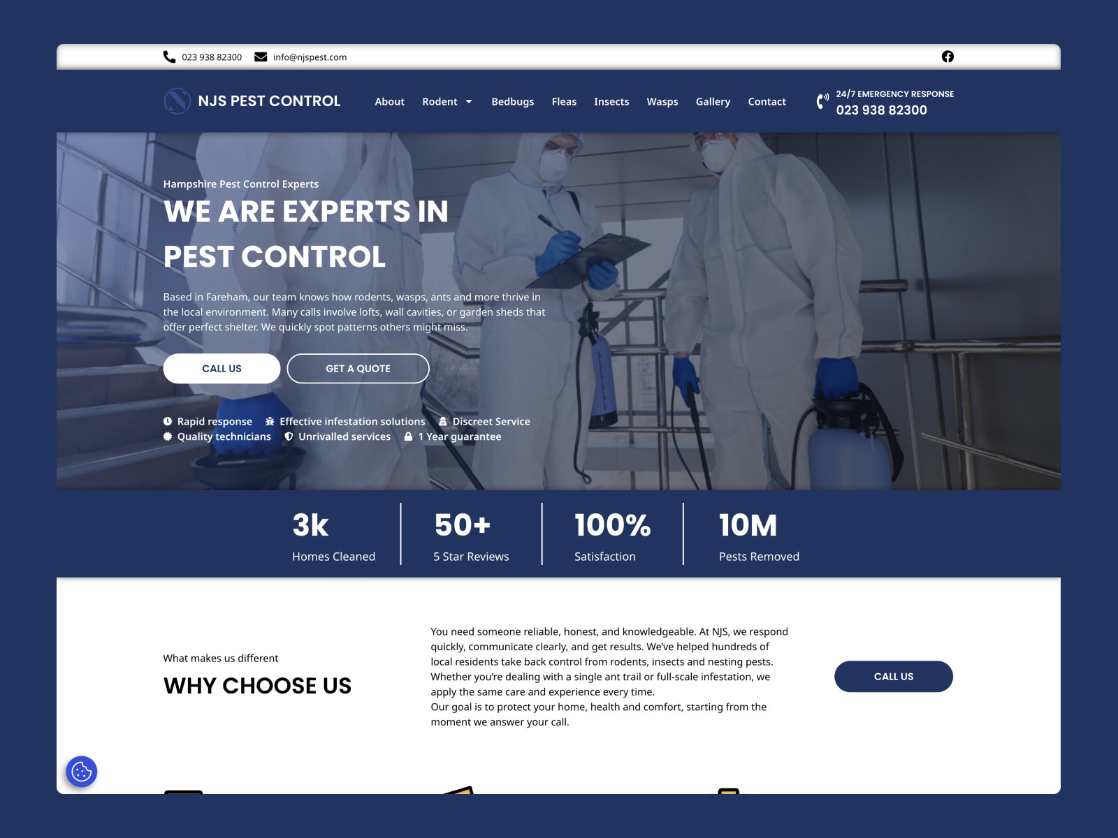 NJS Pest control web design 0.3