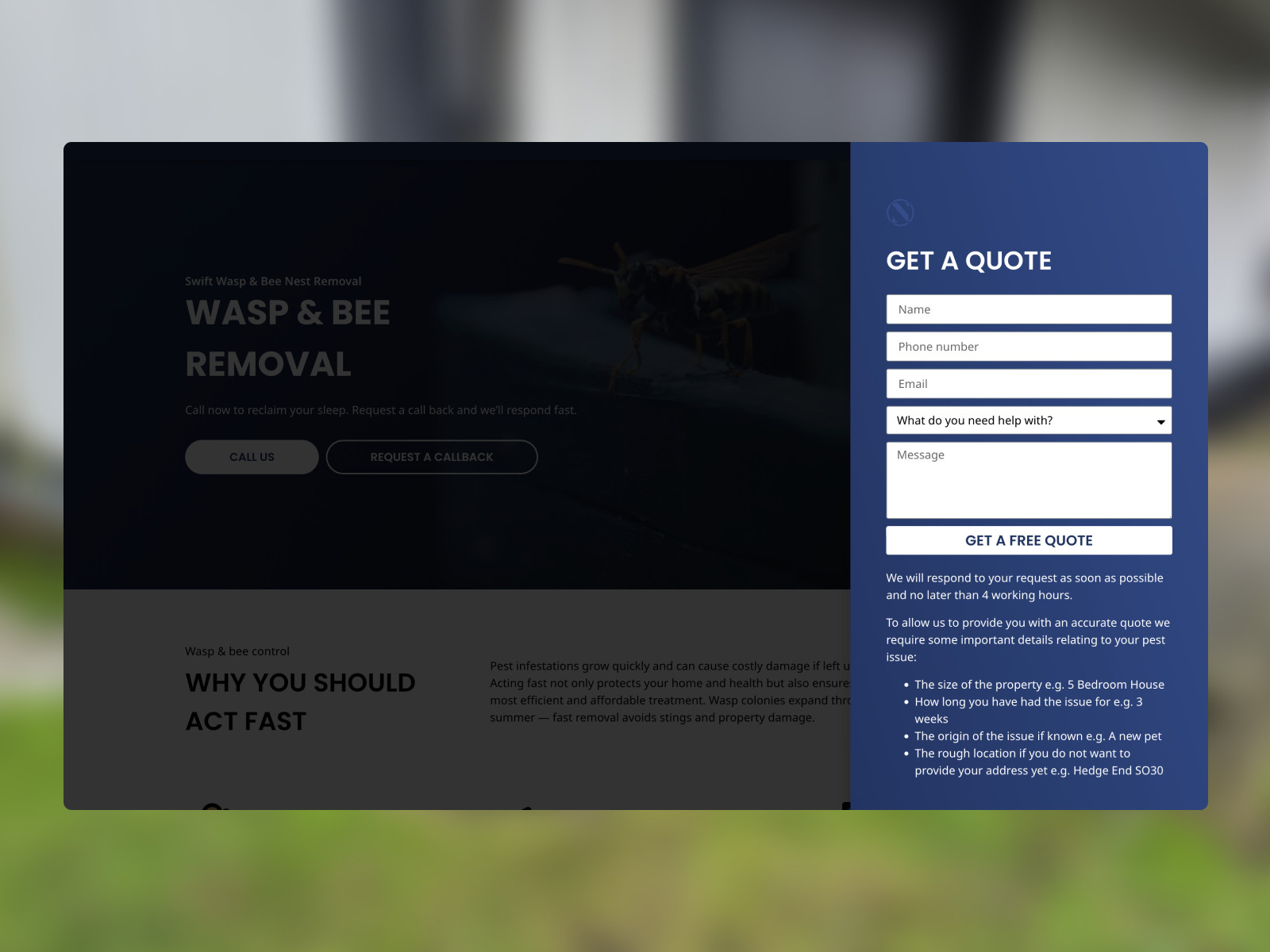 NJS Pest control web design 0.5